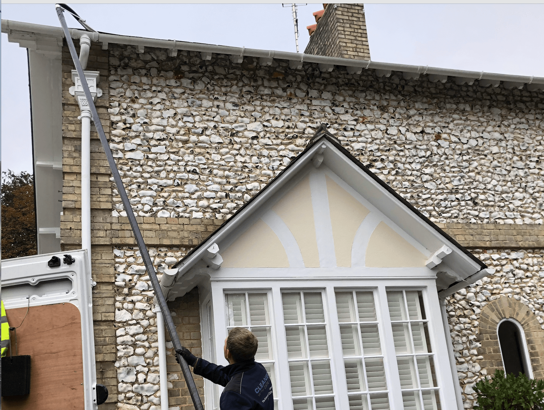 Professional gutter cleaning tools and equipment used by The Roof Moss Cleaners in Newbury